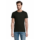 T-shirt manches courtes coton bio - PIONEER - Noir
