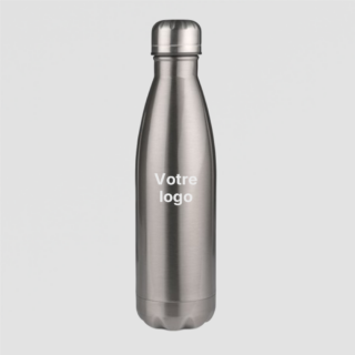 bouteille isotherme express sur fond gris