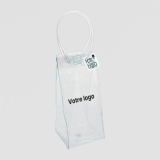 sac a bouteille icebag personnalise sur fond gris