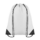 Sac à cordon économique 36×40 – polyester 190T - Blanc
