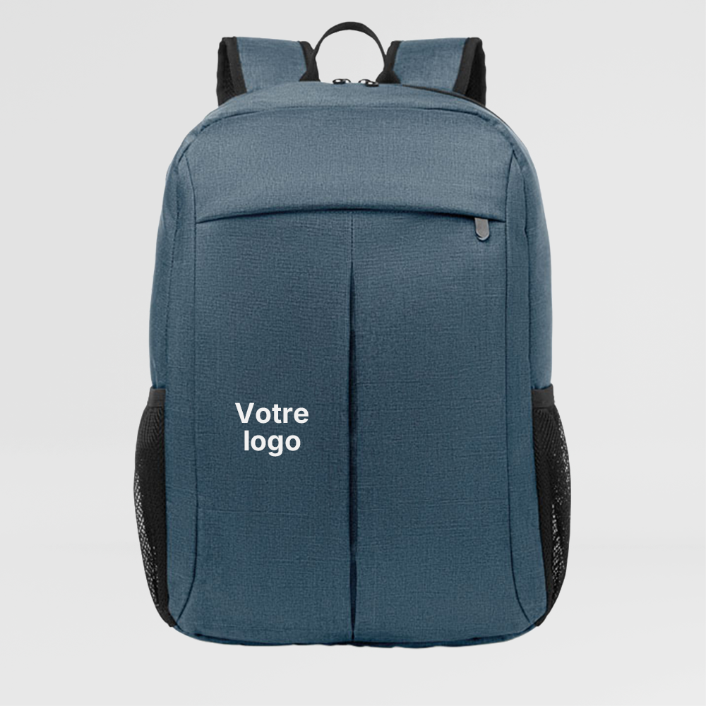 Sac à dos ordinateur 15″ 360D bicolore – personnalisable