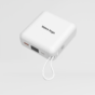 Batterie de secours personnalisée 10 000 mAh sur fond gris