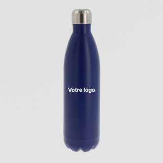 Bouteille isotherme personnalisée inox 1L Samba sur fond gris