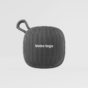 Enceinte bluetooth personnalisable étanche 5w sur fond gris