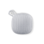 Enceinte bluetooth personnalisable étanche 5w gris clair sur fond blanc