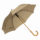 Parapluie automatique avec manche en bois naturel - Beige