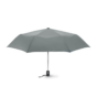 Parapluie personnalisé tempête pliable automatique gris sur fond blanc