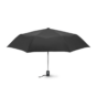 Parapluie personnalisé tempête pliable automatique noir sur fond blanc