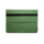 Pochette ordinateur en cuir recyclé Made in France - Vert d’eau